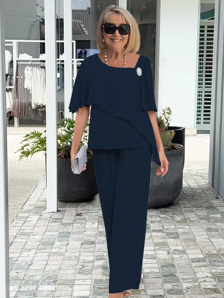 Cheryl Charm | Women's Two-Piece Loungewear Set with Flattering Fit | Comfortable Style for Effortless Elegance
