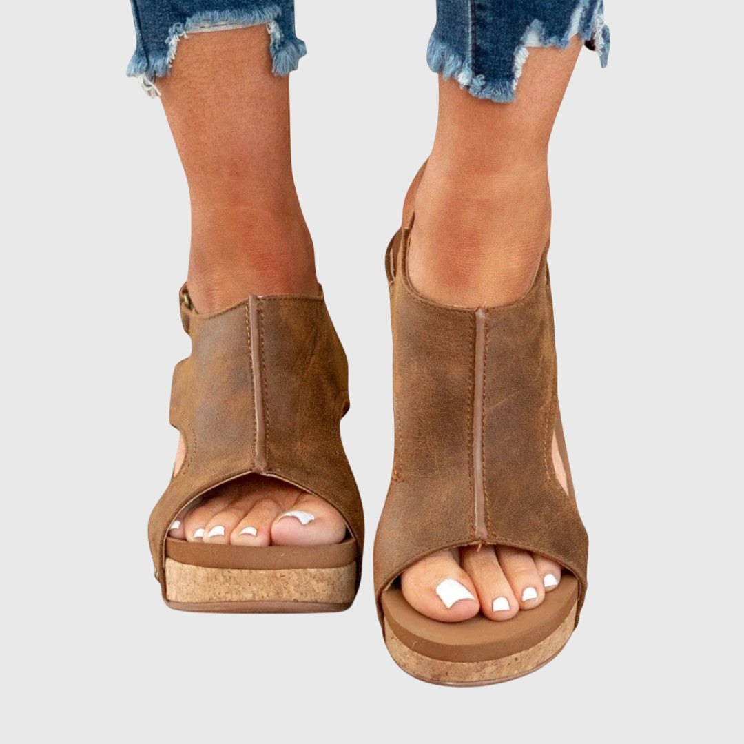 Comfort Steps | Women's Platform Sandals with Supportive Fit | Stylish Orthopedic Footwear for Everyday Comfort
