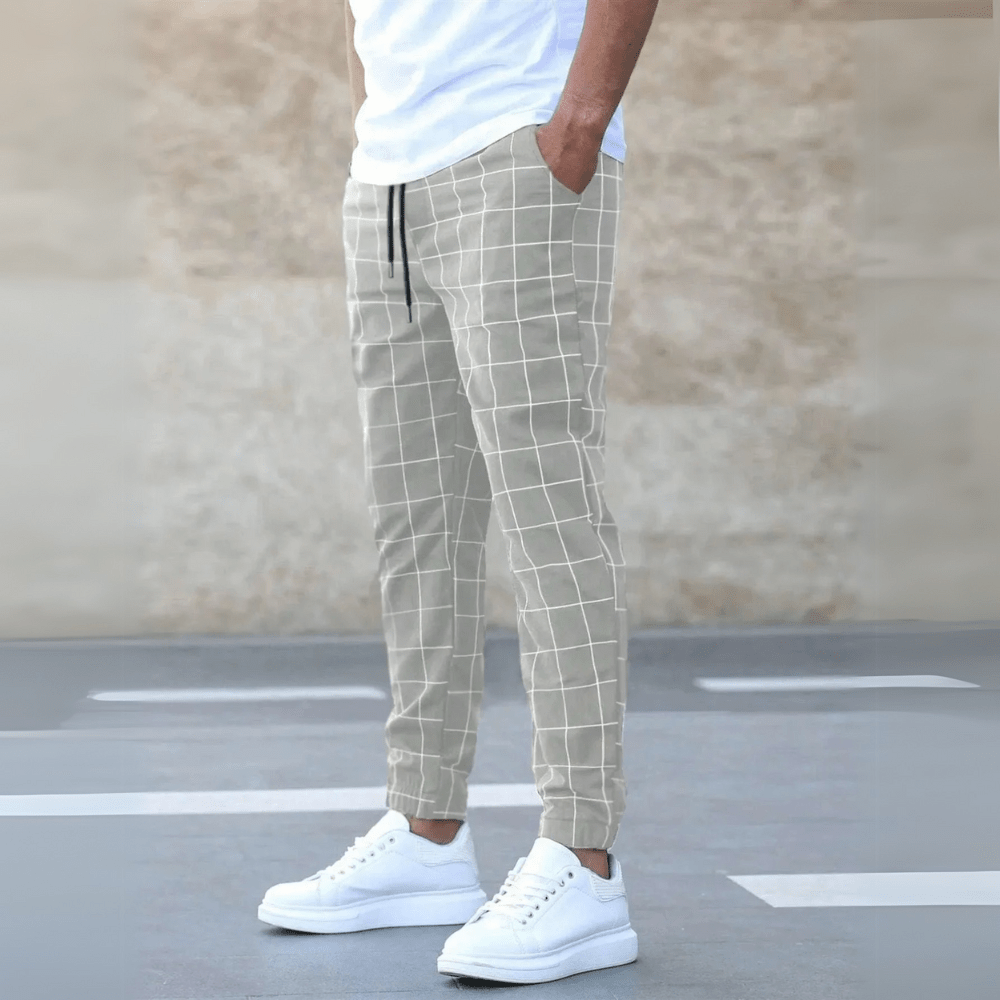 Crossmark | Men's Joggers with Tapered Fit & Soft Cotton Blend | Stylish Comfort for Everyday Wear