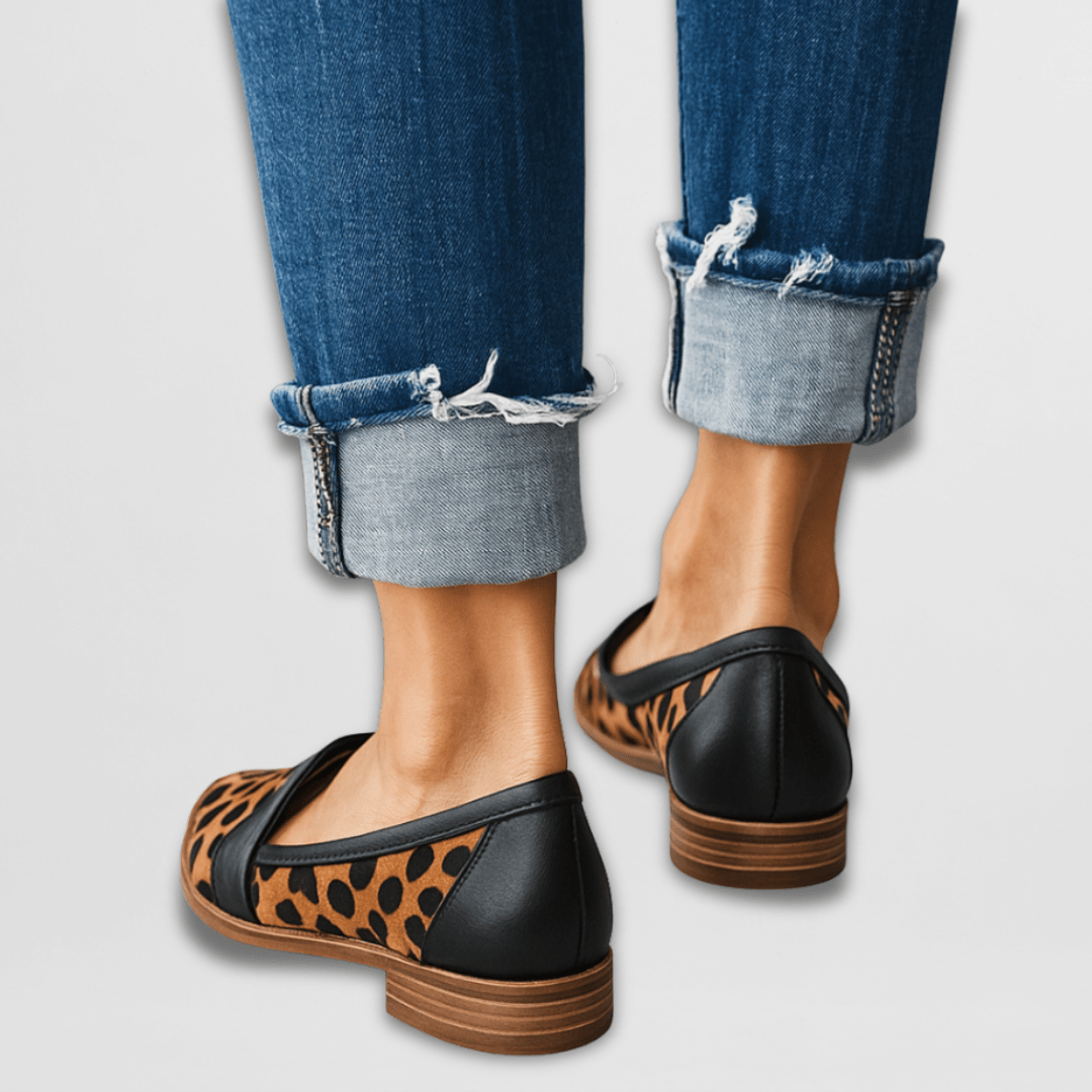 Elegant Comfort | Women's Loafers with Orthopedic Cushioned Insole | Soft Suede for All-Day Comfort