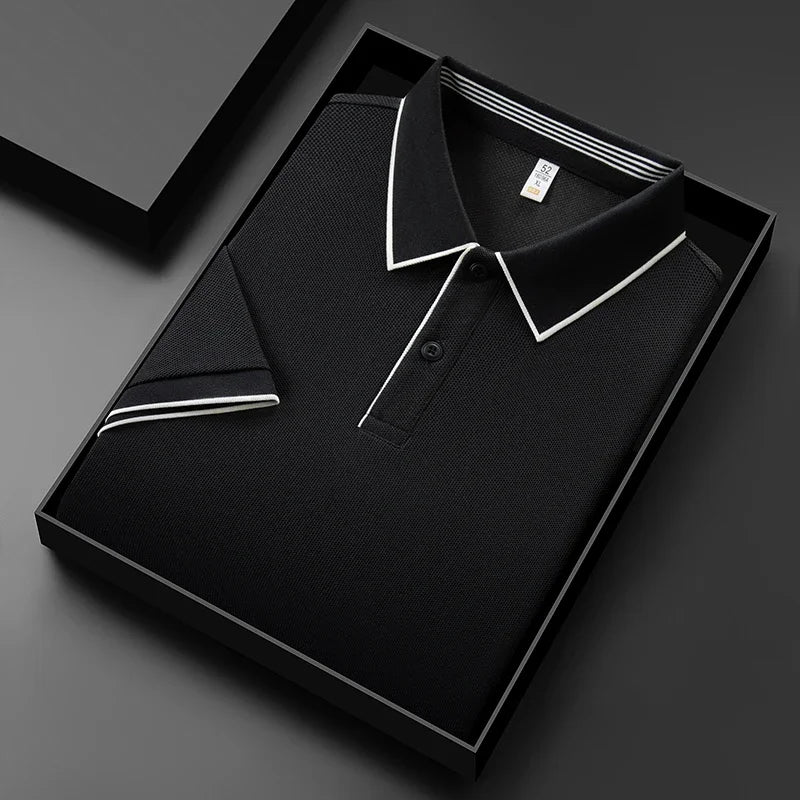 Elite Collection | Men's Polo Shirts with Breathable Knit Fabric | Stylish Comfort for Everyday Wear
