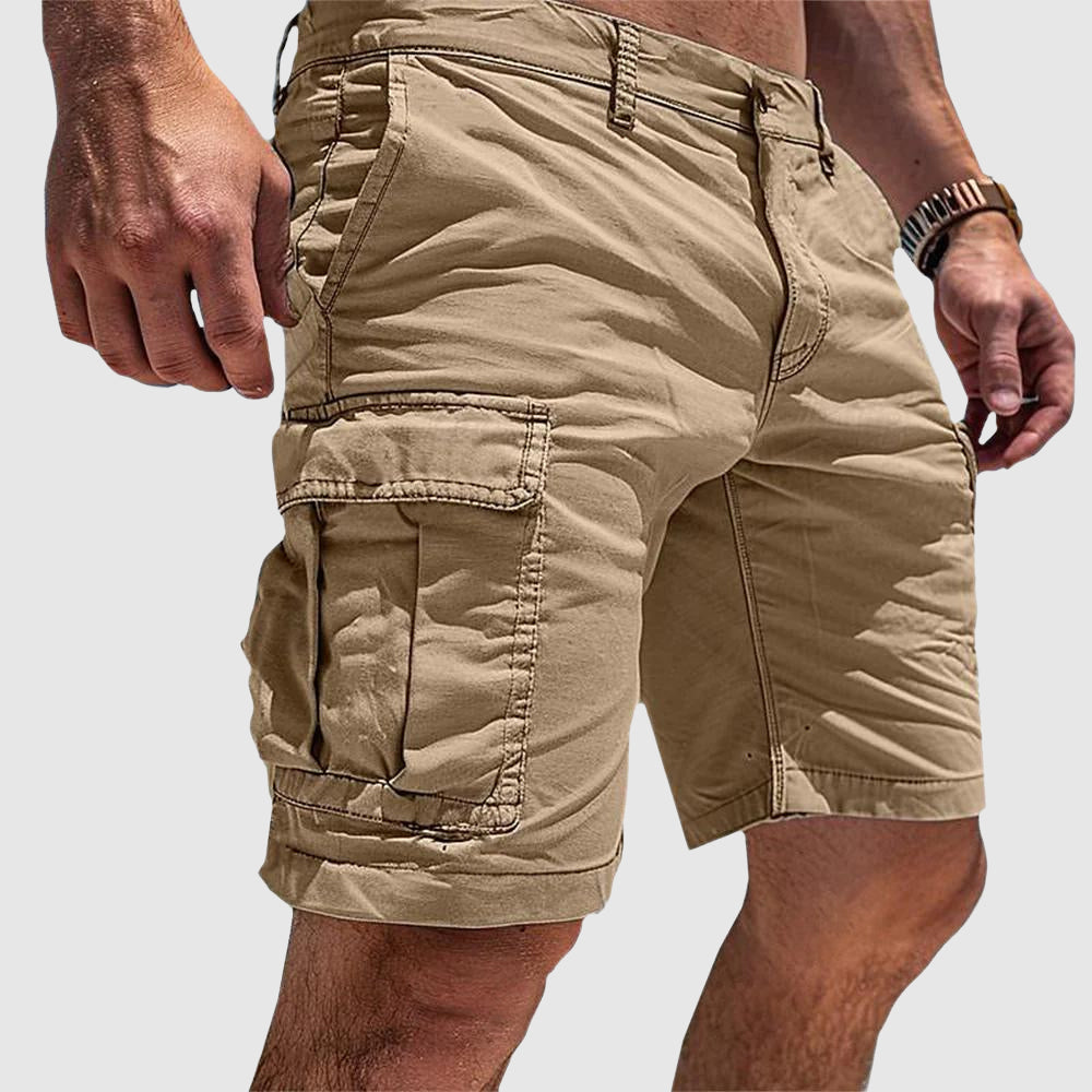 Everyday Essentials | Men's Cargo Shorts with Knee-Length Design | Comfortable Fit for Versatile Summer Style