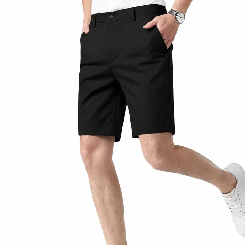 Felix Grant | Men's Golf Shorts with Flat-Front Design & Knee-Length Comfort | Stylish Fit for Course and Practice