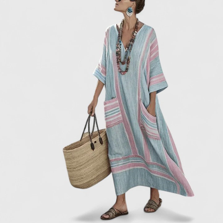 Hailey Collection | Women's Maxi Dress with Pockets | Effortless Summer Style