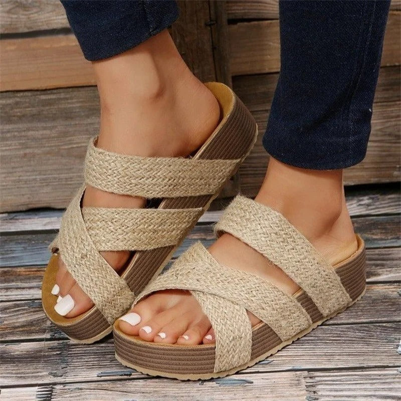 Madison | Women's Platform Sandals with Orthopedic Support | Stylish Comfort for Summer