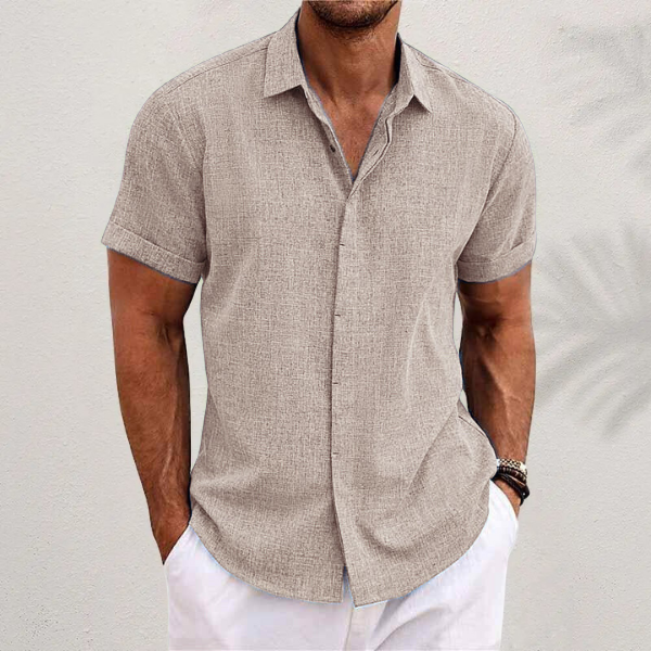 Moritz | Men's Linen Shirt with Breathable Fabric | Casual Summer Essential
