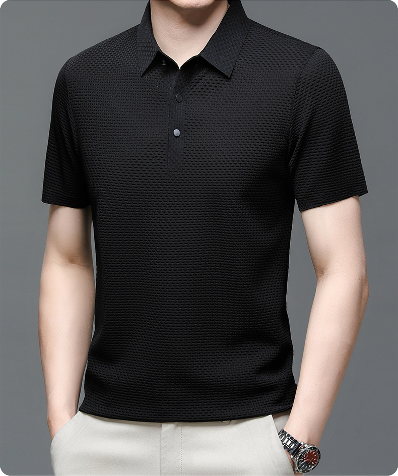 Parker Collection | Men's Polo Shirt with Breathable Mesh Fabric | Lightweight Comfort for Effortless Style