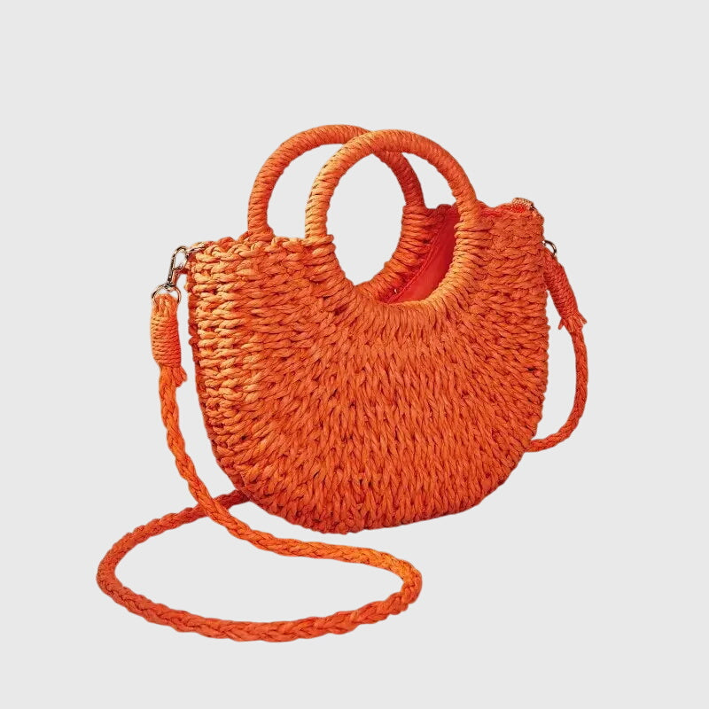 Pauline | Women's Handbag with Organic Texture & Rounded Silhouette | Stylish Accessory for Effortless Summer Charm