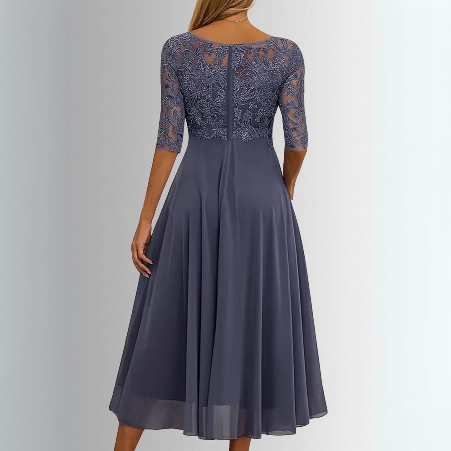 Rhonda™ | Women's Lace Cocktail Dress with Flattering Tailored Cut | Elegant Style for Wedding Guests