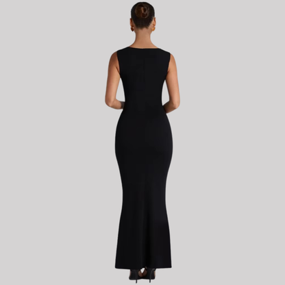 Elegant Maxi Dresses for Women | Black Bodycon Style with Comfortable Fit | Perfect for Formal Events