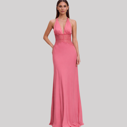 Imogen | Elegant Maxi Dress for Women with Backless Lace Design | Timeless Style for Any Occasion