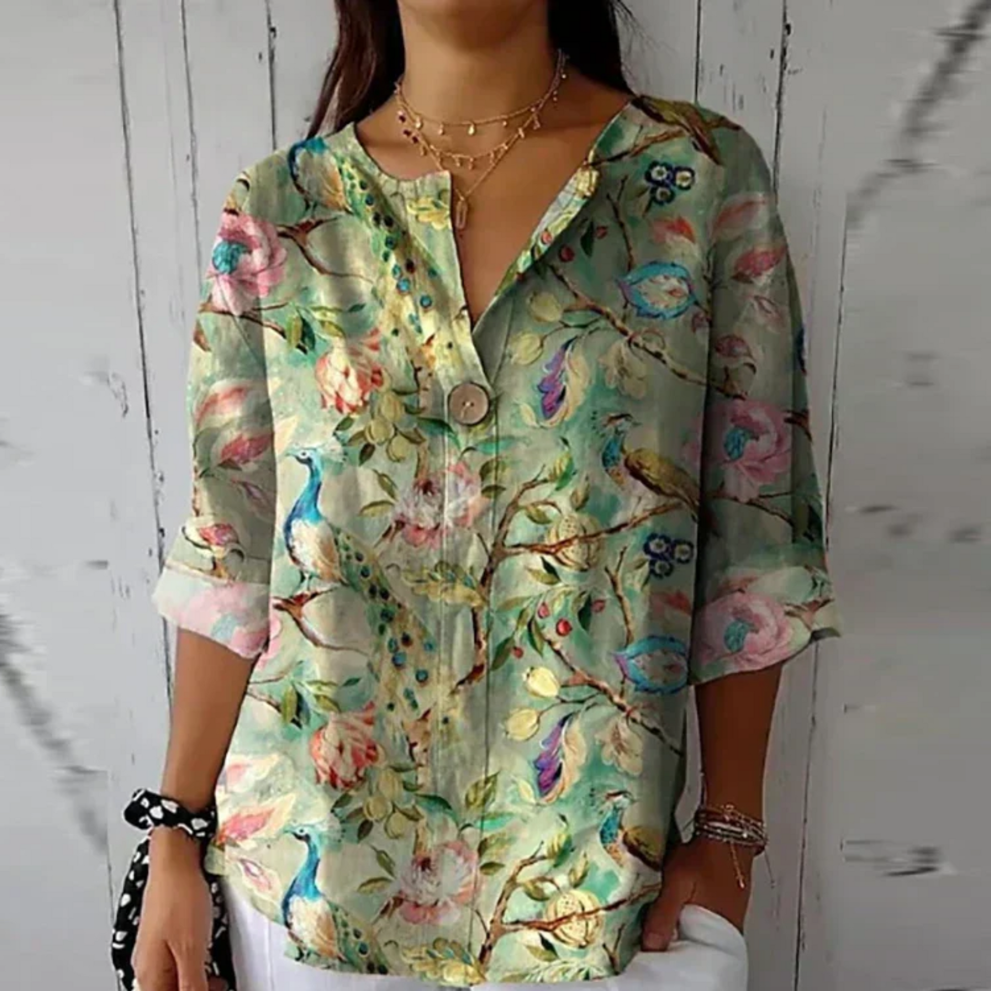 Arlene™ Chic Floral Print Blouse — Lightweight & Feminine 7
