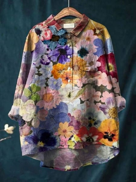 Monette Floral Blouse — Lightweight Feminine Everyday Top 9