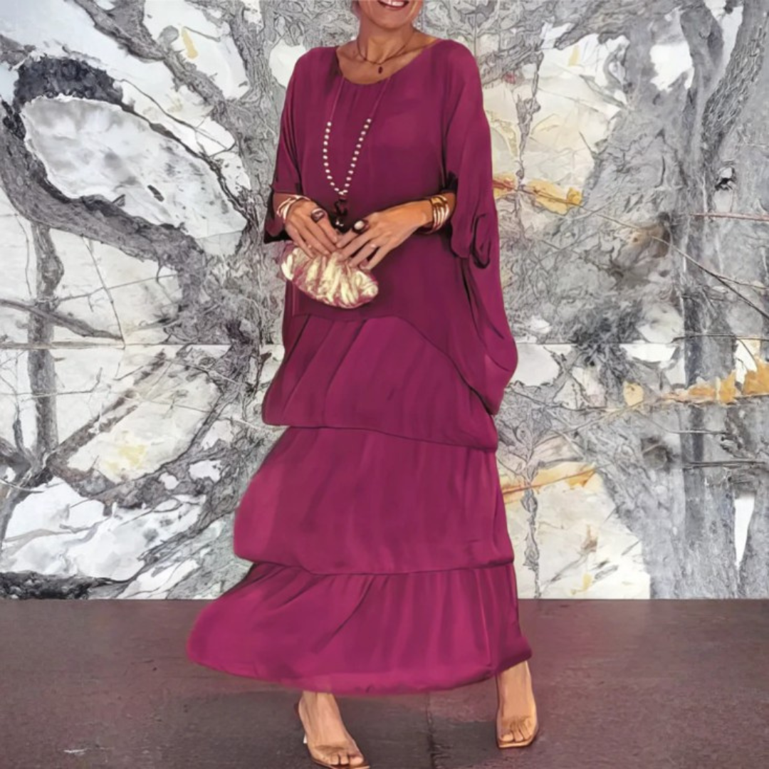 Flowing Maxi Dress — Lightweight Elegant Women's Style 5