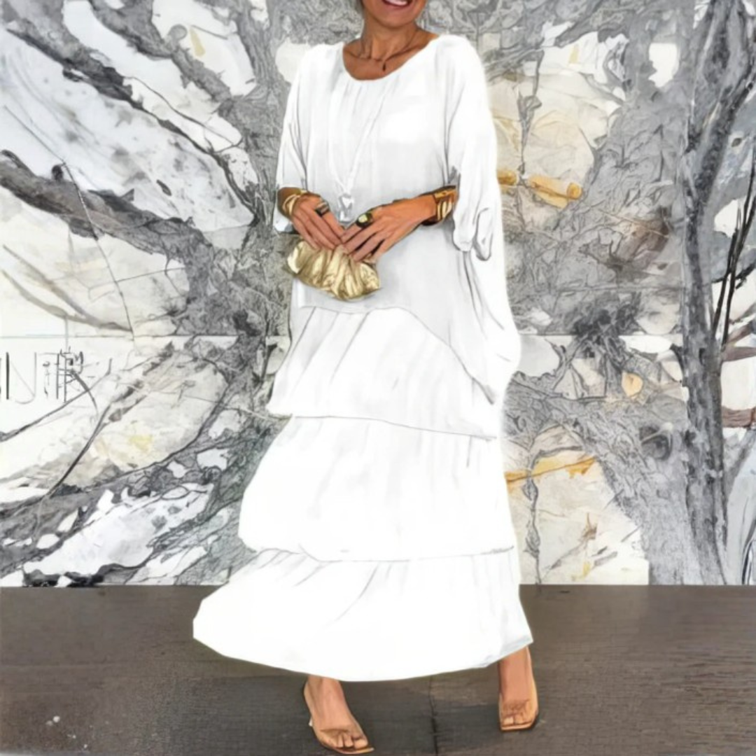 Flowing Maxi Dress — Lightweight Elegant Women's Style 7