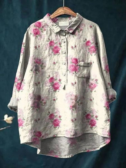 Monette Floral Blouse — Lightweight Feminine Everyday Top 13