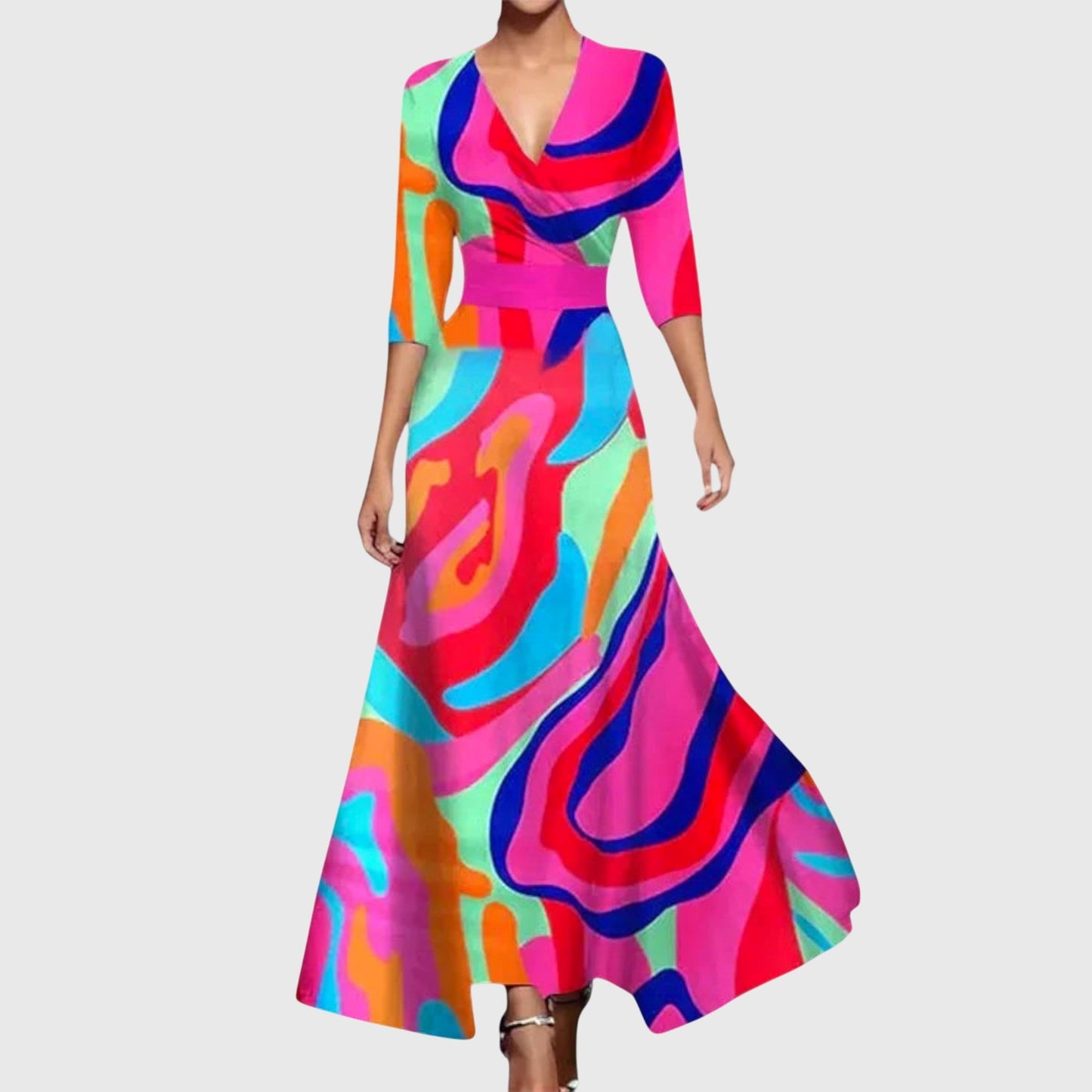 Leila Elegant Dress — Versatile Day to Evening Midi Dress 6