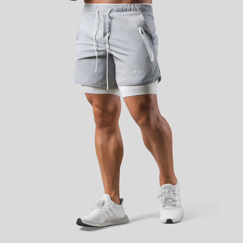 Active Edge | Men's Gym Shorts with Compression Liner | Breathable Fabric for Ultimate Workout Performance