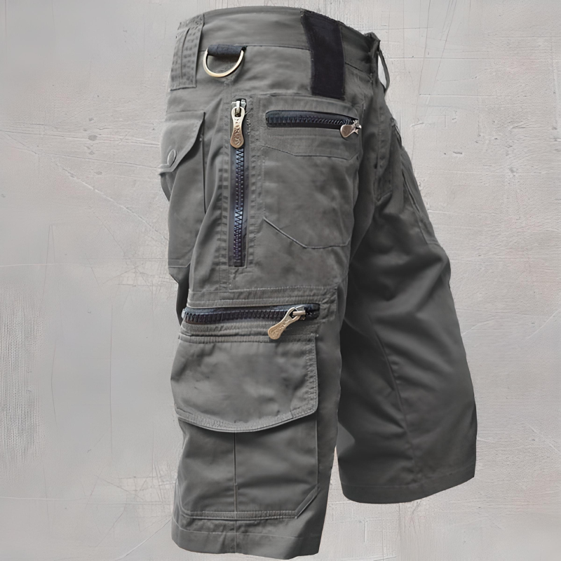 Adventure Ready | Men's Cargo Shorts with Multiple Pockets | Durable Comfort for Outdoor Activities
