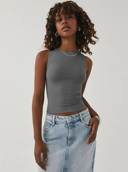 Amara Collection | Women's Crop Top with High Neck Design | Stylish Essential for Everyday Wear