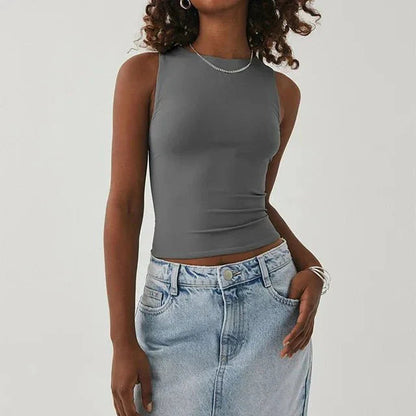 Amara Collection | Women's Crop Top with High Neck Design | Stylish Essential for Everyday Wear