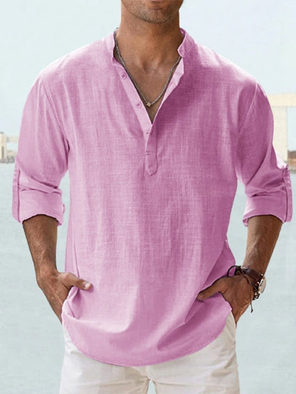 Anderson Collection | Men's Casual Button Down Shirt with Wrinkle-Resistant Fabric | Effortless Style for All-Day Comfort