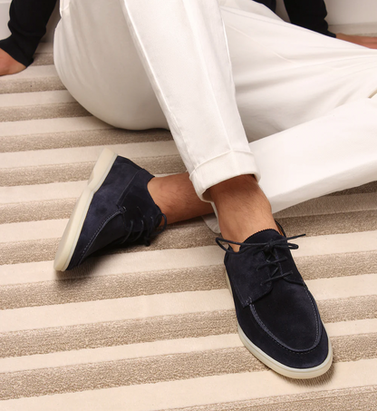 Brandon | Men's Lace-Up Casual Walking Shoes with Flexible Sole | Stylish Comfort for Everyday Wear