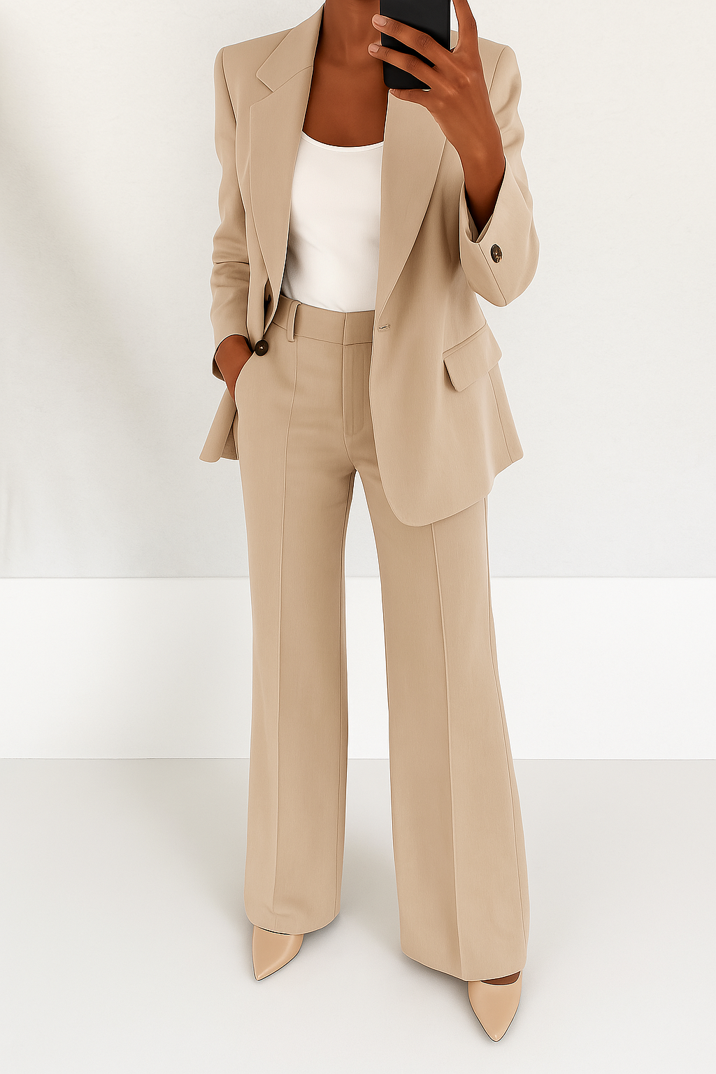 Brenda Collection | Women's Suit Set with Tailored Fit & Versatile Blazer | Stylish Combo for Office and Evening Wear