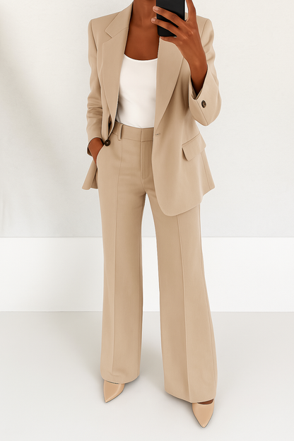 Brenda Collection | Women's Suit Set with Tailored Fit & Versatile Blazer | Stylish Combo for Office and Evening Wear