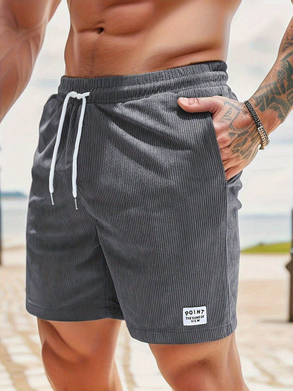 Casual Summer Men's Shorts with Adjustable Drawstring Waist | Lightweight & Comfortable Everyday Wear
