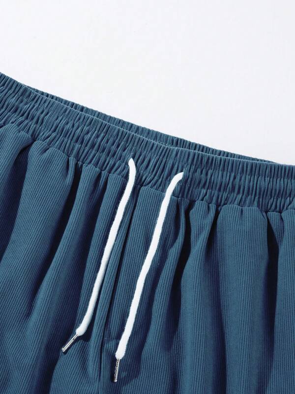 Casual Summer Men's Shorts with Adjustable Drawstring Waist | Lightweight & Comfortable Everyday Wear
