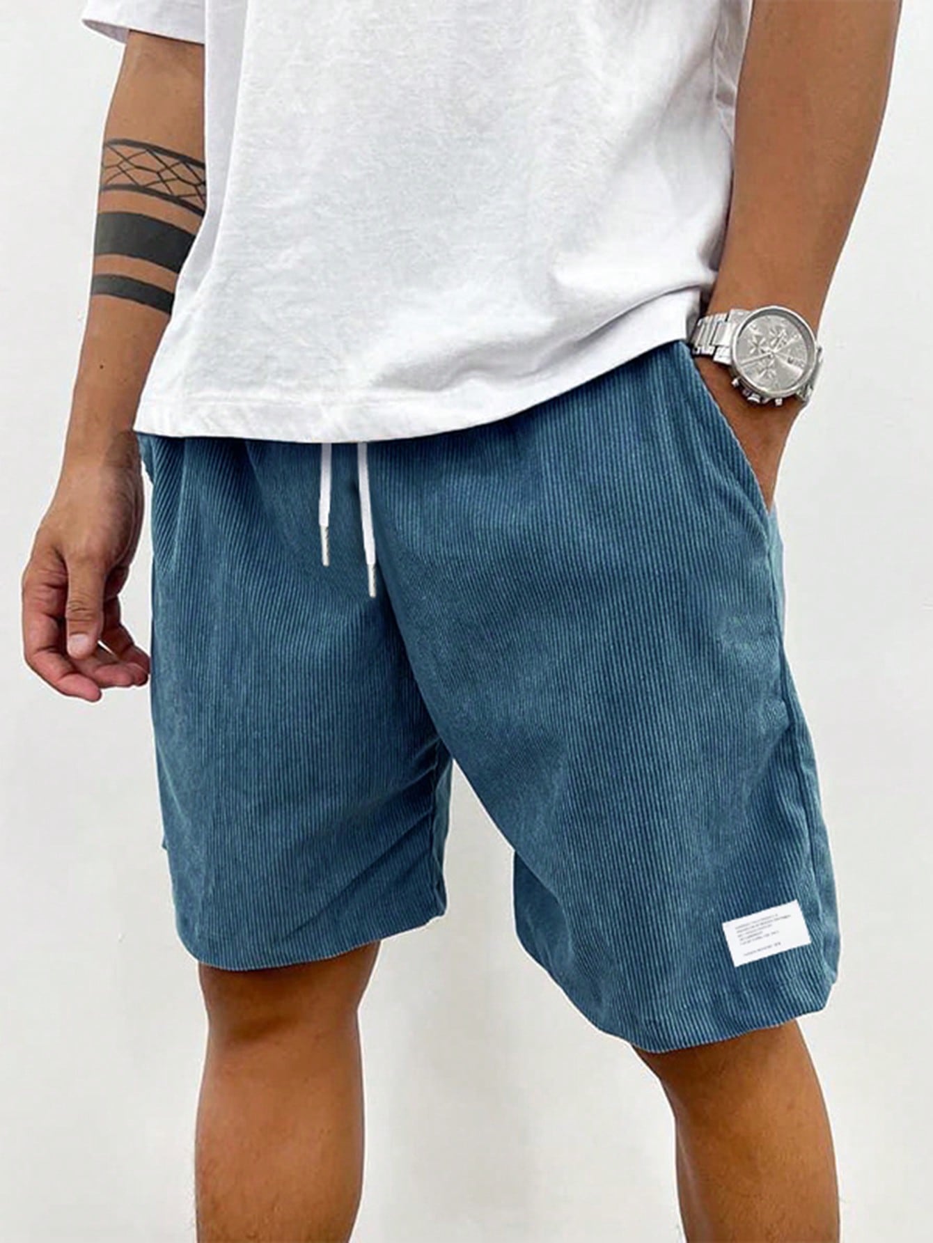 Casual Summer Men's Shorts with Adjustable Drawstring Waist | Lightweight & Comfortable Everyday Wear