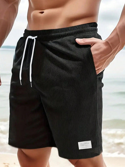 Casual Summer Shorts | Men's Shorts with Lightweight Fabric & Adjustable Drawstring | Relaxed Fit for Everyday Comfort