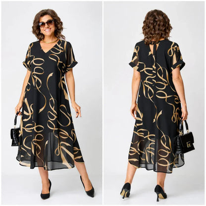 Celina Collection | Women's Midi Summer Dress with Soft Fabric | Effortless Elegance for All-Day Comfort