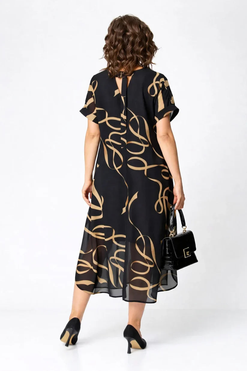 Celina Collection | Women's Midi Summer Dress with Soft Fabric | Effortless Elegance for All-Day Comfort