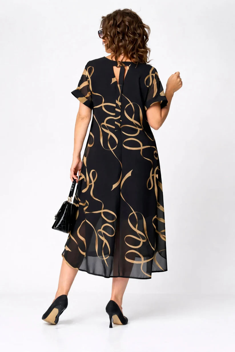 Celina Collection | Women's Midi Summer Dress with Soft Fabric | Effortless Elegance for All-Day Comfort