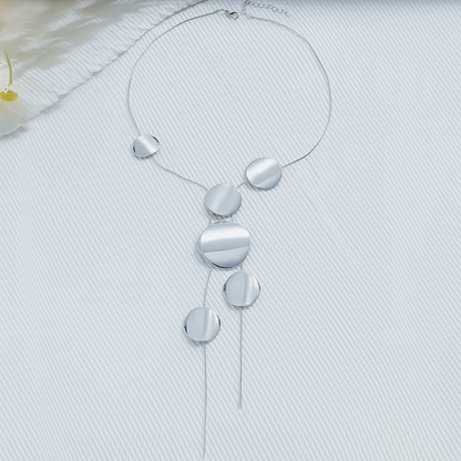 Orbit Disc Necklace – Bold Sculptural Multi-Strand Design 4