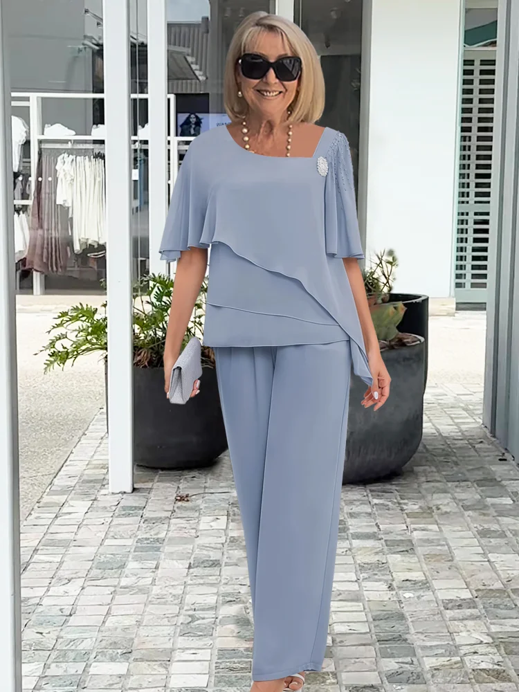 Cheryl Charm | Women's Two-Piece Loungewear Set with Flattering Fit | Comfortable Style for Effortless Elegance