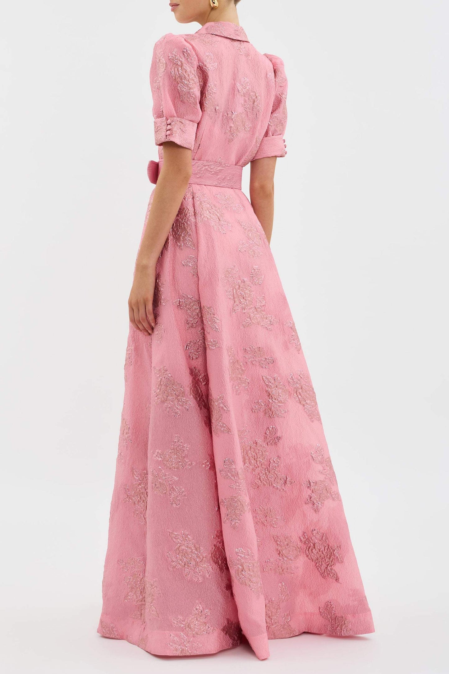 Chic Collection | Women's Dress with Puff Sleeves | Elegant A-Line Design for Effortless Style