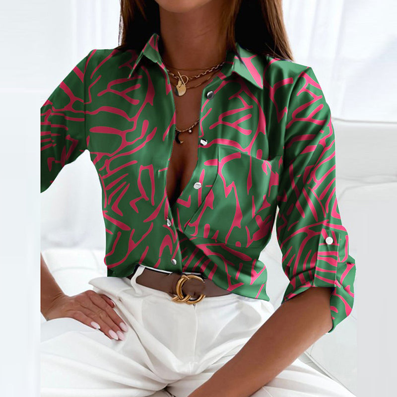 Classic Collared Blouse | Elegant Women's Blouse with Premium Fabric | Versatile Style for Any Occasion