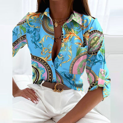 Classic Collared Blouse | Elegant Women's Blouse with Premium Fabric | Versatile Style for Any Occasion