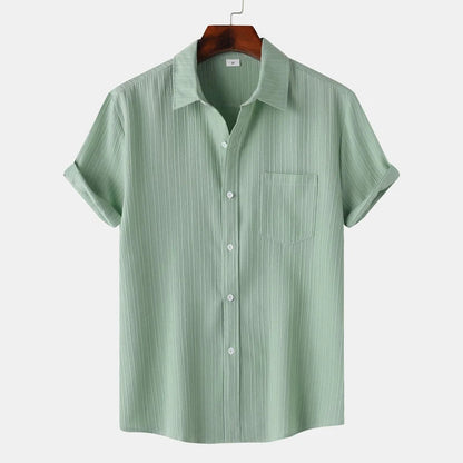 Coastal Collection | Men's Shirt with Moisture-Wicking Fabric | Classic Fit for Summer Comfort