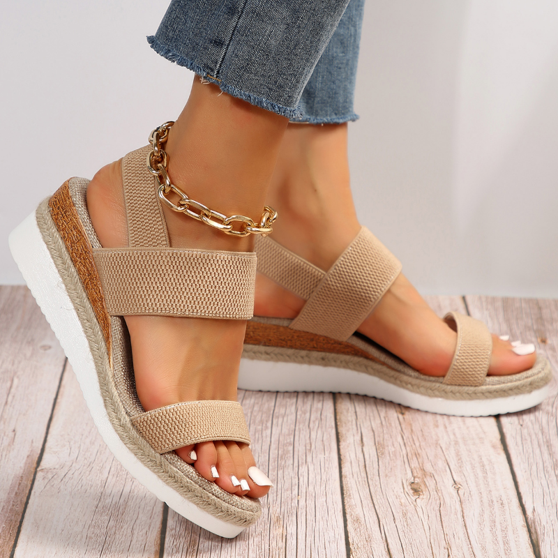 Comfort Step | Orthopedic Sandals for Women with High Platform Design | Stylish Supportive Footwear for All-Day Wear