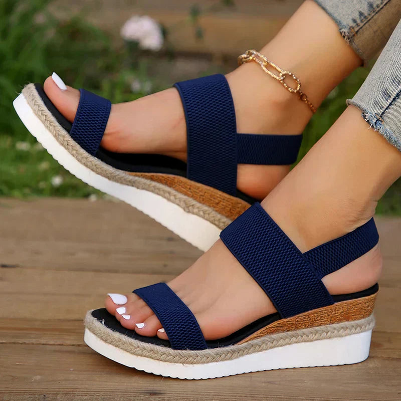 Comfort Step | Orthopedic Sandals for Women with High Platform Design | Stylish Supportive Footwear for All-Day Wear