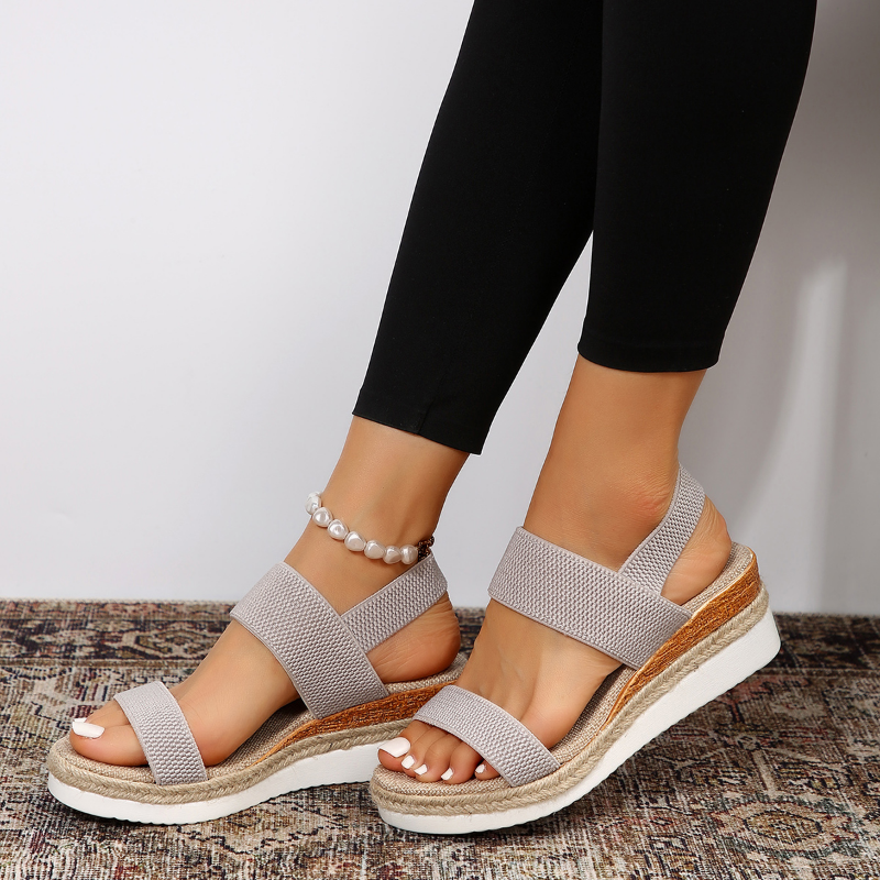Comfort Step | Orthopedic Sandals for Women with High Platform Design | Stylish Supportive Footwear for All-Day Wear