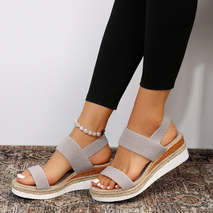 Comfort Step | Orthopedic Sandals for Women with High Platform Design | Stylish Supportive Footwear for All-Day Wear