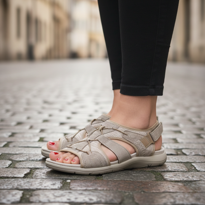 Comfort Step | Women's Sandals with Adjustable Straps | Orthopedic Support for All-Day Comfort