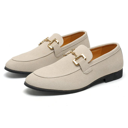 Connor | Men's Penny Loafers with Metal Detailing | Comfortable Slip-On Design for Effortless Summer Style