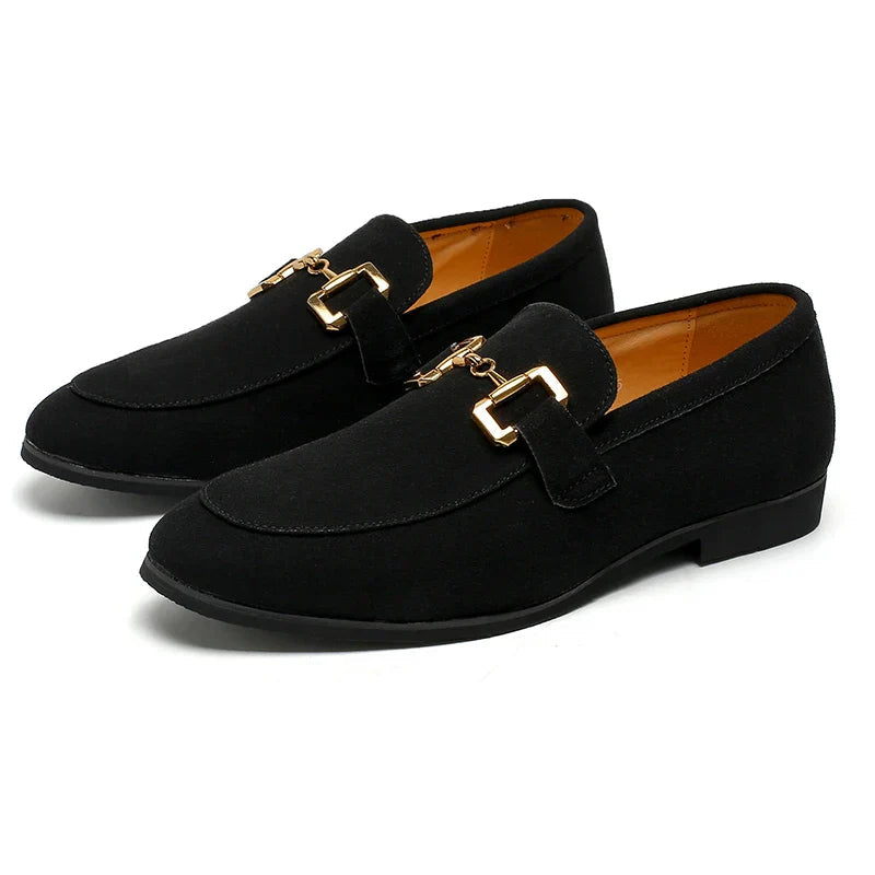 Connor | Men's Penny Loafers with Metal Detailing | Comfortable Slip-On Design for Effortless Summer Style