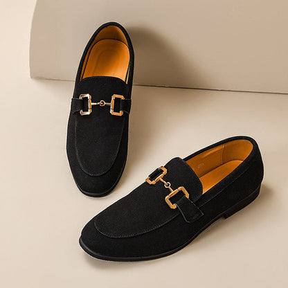 Connor | Men's Penny Loafers with Metal Detailing | Comfortable Slip-On Design for Effortless Summer Style
